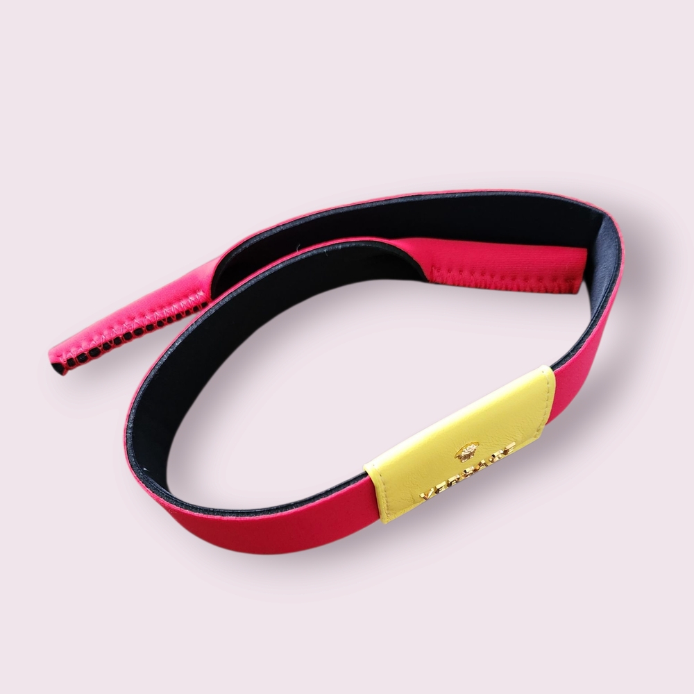 Aunthentic Versace Red and Yellow Sunglass Strap